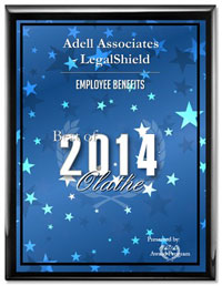 Adell Associates - LegalShield wins Best of Olathe 2014